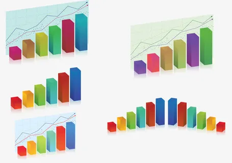 增长趋势矢量免抠