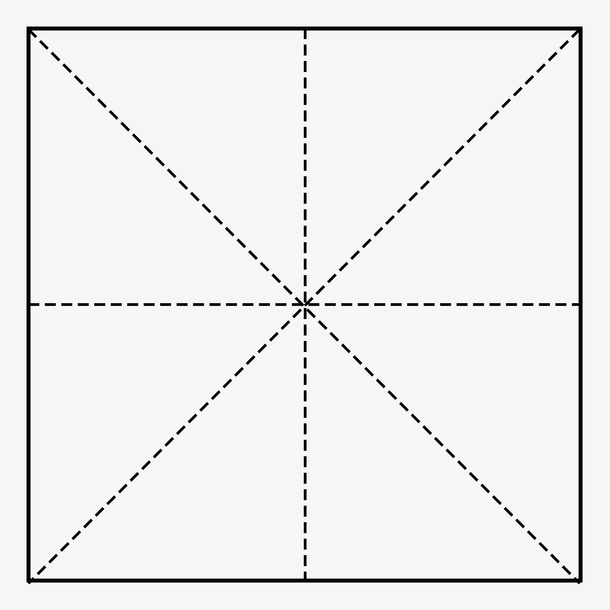 复古黑色田字格免抠