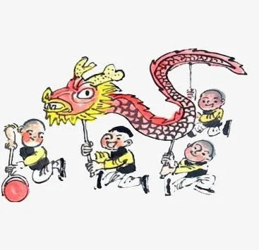 元宵节舞狮免抠
