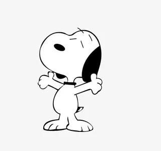 可爱插画 史努比免抠