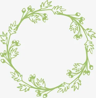 花环花边手绘边框免抠