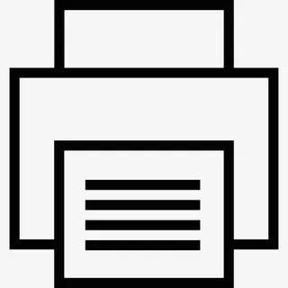 方大的打印机图标免抠