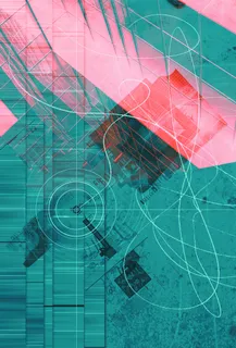 个性城市幻影背景素材高清