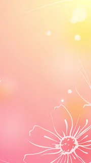 浪漫粉红色渐变白色花瓣边框H5背景素材高清