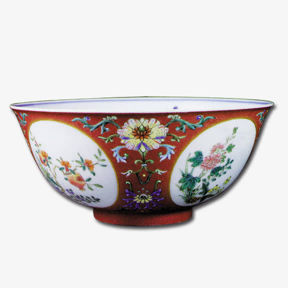 青花瓷碗免抠