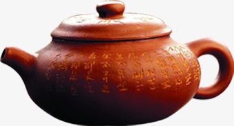 中秋节红色中国风茶壶免抠