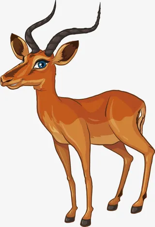 野生藏羚羊免抠