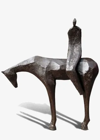 坐在马上的人文物免抠