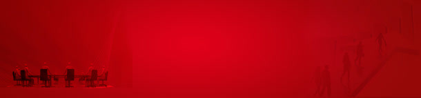 互联网科技红色背景banner