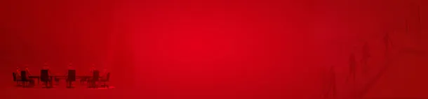 互联网科技红色背景banner