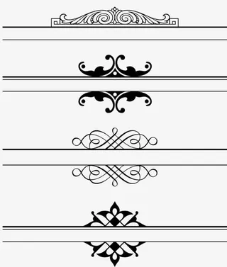 黑色促销边框免抠