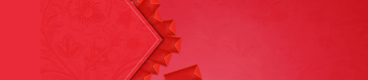 红包电商红色促销背景banner