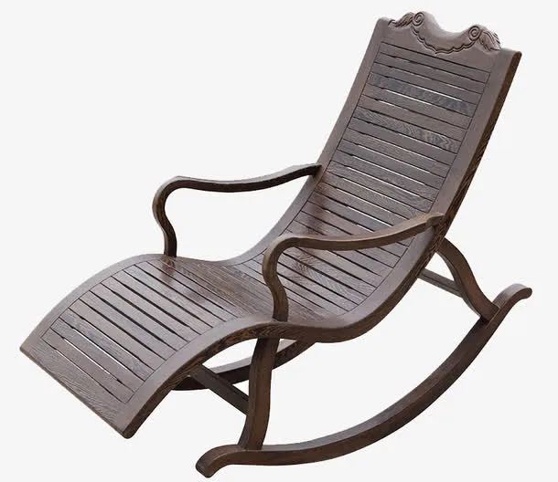 实木老人逍遥躺椅摇摇椅免抠