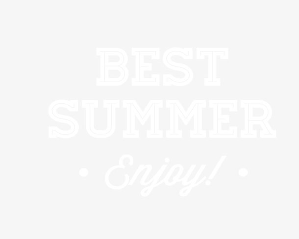 夏天summer 艺术字免抠