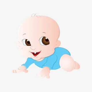 大眼睛的孩子免抠