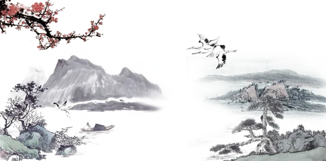免扣中国风山水画PNG高清 免扣中国风山水画PNG高清