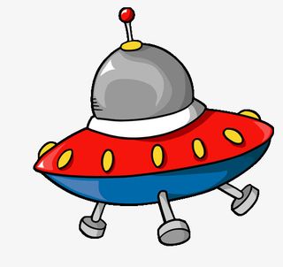 太空宇宙飞碟免抠