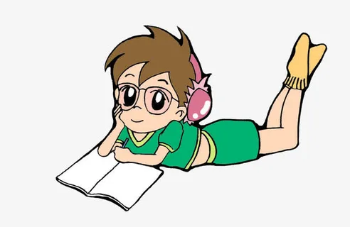 卡通动漫童装文具学习用品免抠