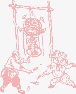 工作的人剪纸免抠