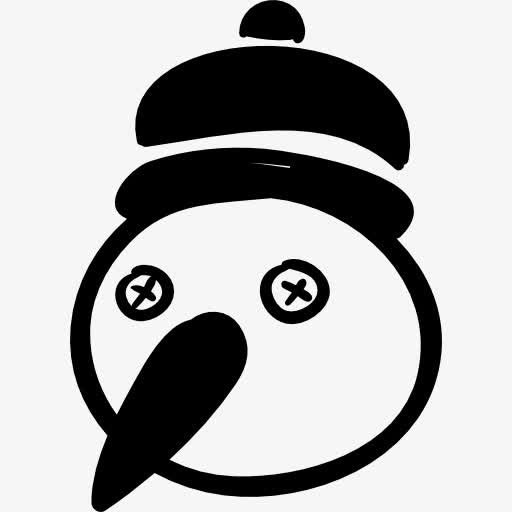雪人的头图标免抠