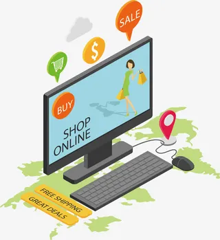 电商国际购物节免抠