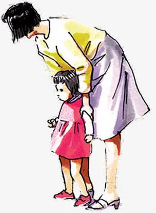 创意高清合成效果母女免抠