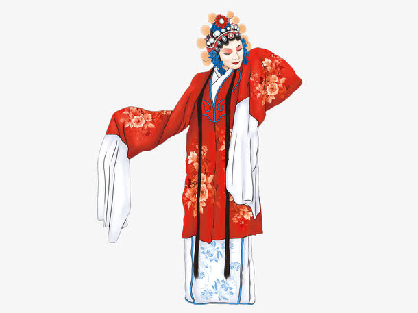 戏曲花旦免抠