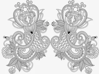 民族风底色底纹免抠