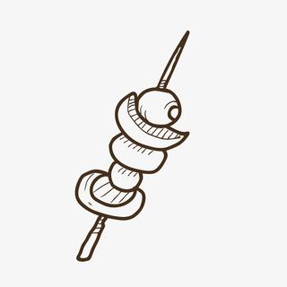 烧烤烤串装饰素材免抠