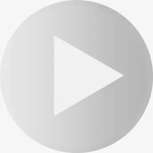 简约灰色播放键免抠