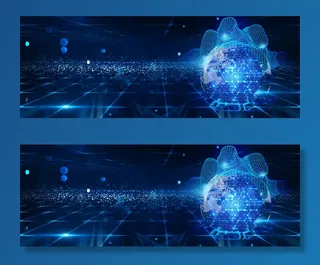 光效底纹科技背景图高清