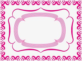 时尚复古边框免抠