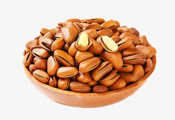 油性坚果开口松子免抠