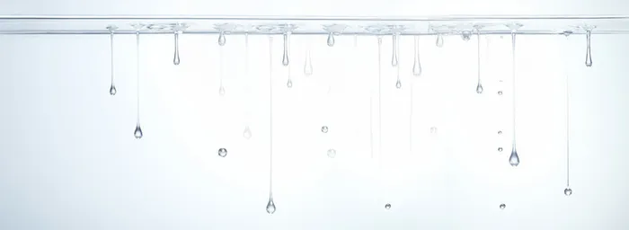 蓝色水珠背景高清