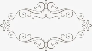 文艺风藤蔓边框免抠