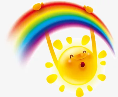 可爱的卡通太阳设计矢量素材免抠