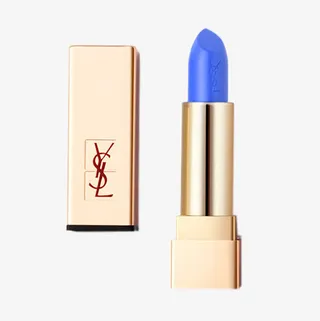蓝色ysl口红免抠