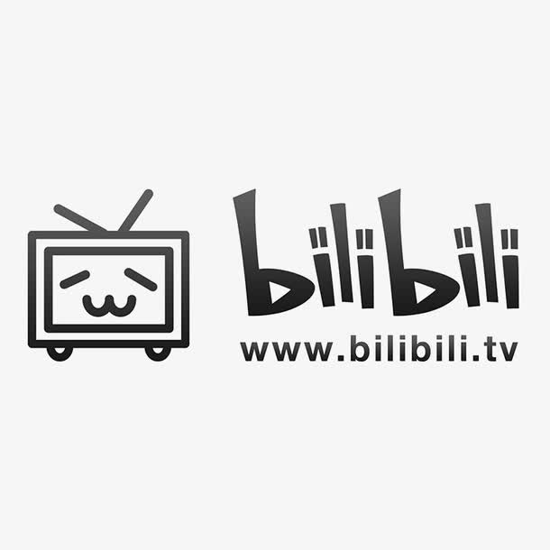 bilibili黑色免抠标识下载免抠