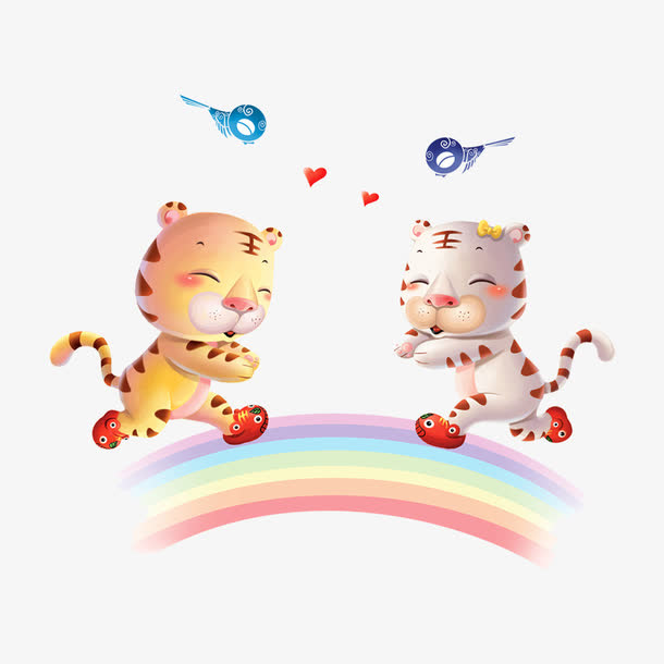 卡通动物元素免抠