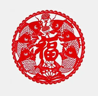 中国风剪纸免抠