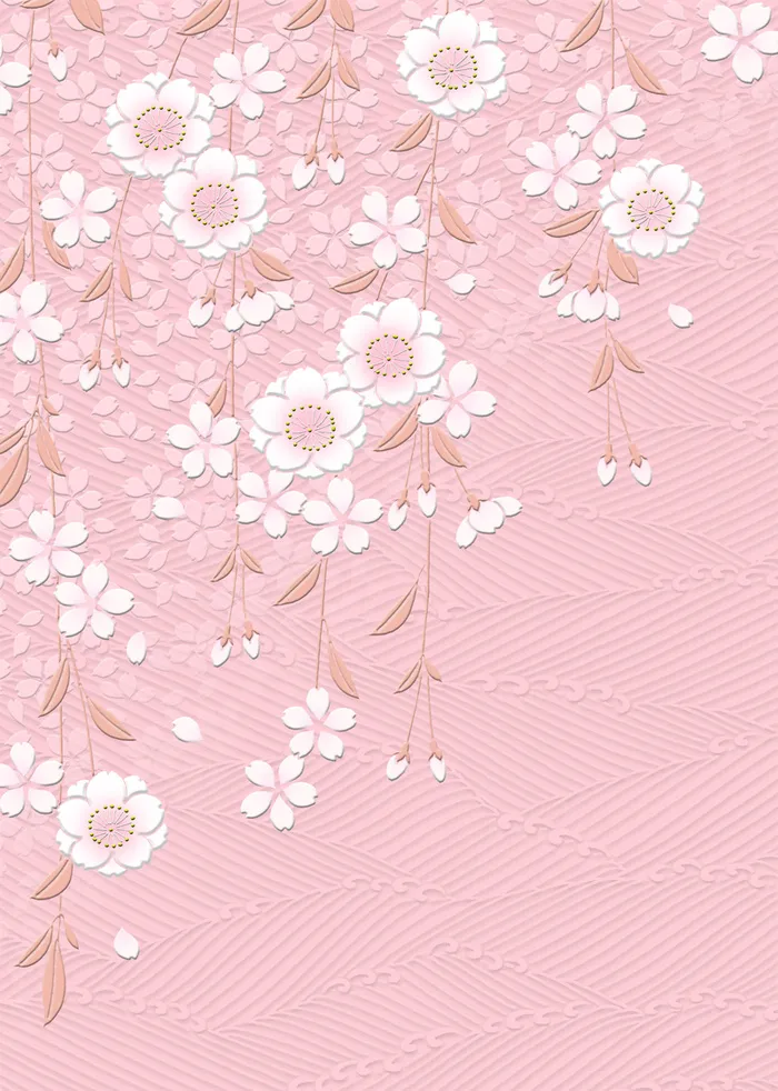 粉色立体花卉背景高清