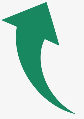 绿色向上的箭头免抠