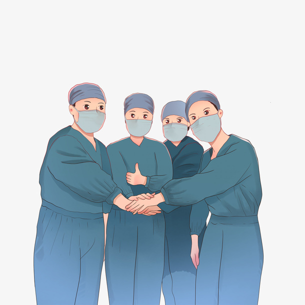 疫情医生素材免扣卡通手绘人物免抠手绘/卡通卡通元素