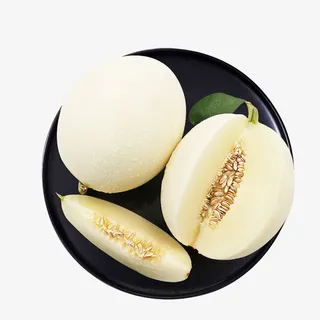 一碟新鲜的白瓜设计素材免抠