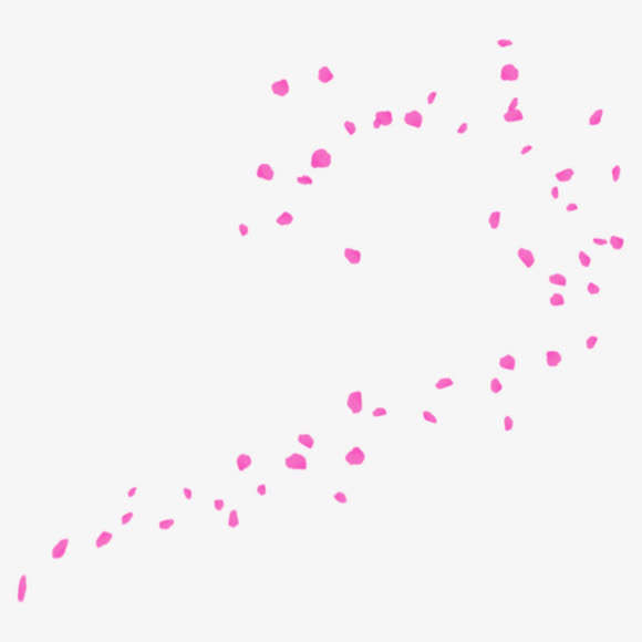 粉色清新花瓣漂浮素材免抠