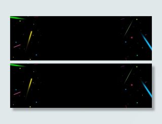 黑色几何漂浮高清