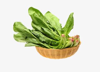 一篮子波菜免抠