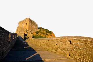 长城烽火台近景免抠