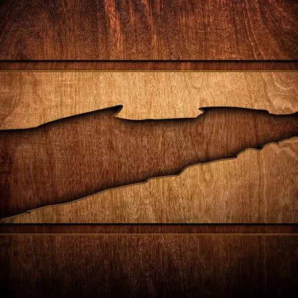 带纹理的木板免抠