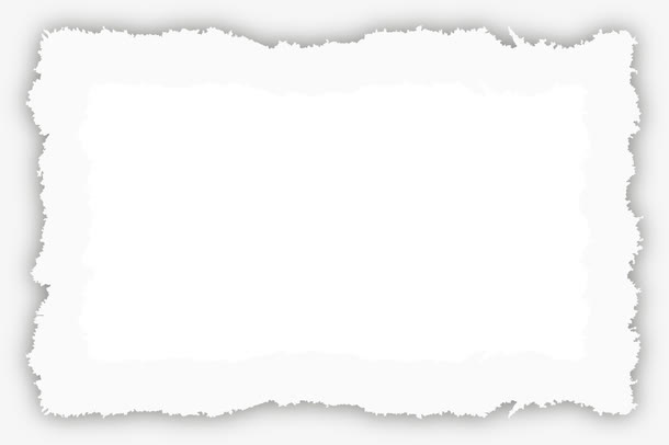 创意合成撕纸效果白色免抠